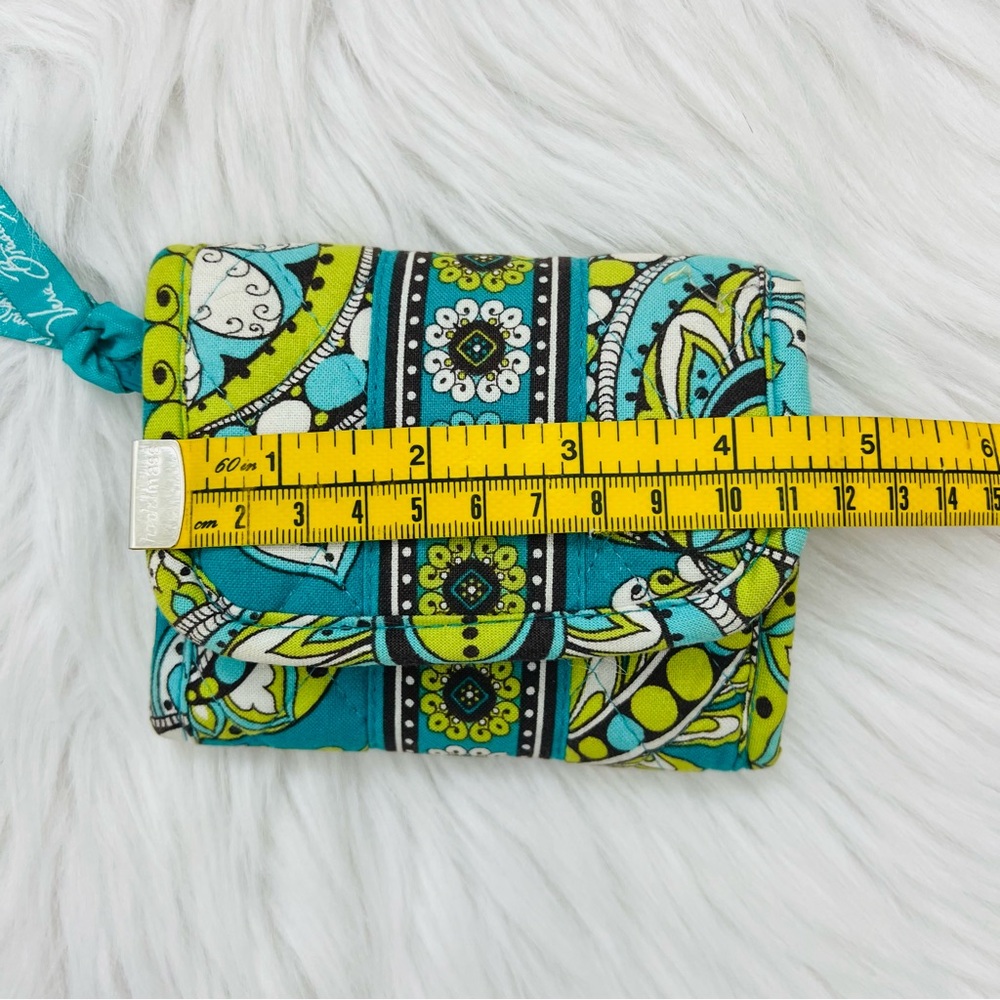 Vera Bradley Peacock Pattern Velcro Opening Wallet - Picture 7 of 8